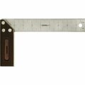Johnson Level 8 In. L English Professional Bamboo Try Square 1940-0800